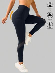 Women Leggings - 灰色 - 查看 3