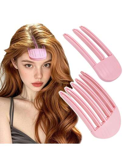 1ชิ้น/2ชิ้น กิ๊บติดผมฟู สร้างผมหน้าม้าพอง ยกโคนผมอย่างง่ายดาย เพื่อทรงผมพองแบบยุ่งๆ เป็นธรรมชาติ ไร้รอยต่อ สิ่งจำเป็นสำหรับการเดินทาง ทรงผม การดูแลผม ผม การเดินทาง ผลิตภัณฑ์ดูแลผม เครื่องมือทำผม เครื่องประดับผม ช่างทำผม อุปกรณ์ร้านเสริมสวย อุปกรณ์ร้านเสริมสวย