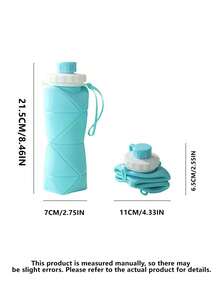 A 600ml Space-Saving Foldable Water Bottle, Made Of Durable Silicone And Leak-Proof, A Must-Have For Busy Lifestyles. Perfectly Suited For Both Commuting And Adventures. An Excellent Gift For Halloween, Father's Day, Mother's Day, Valentine's Day, Thanksgiving, Easter, Christmas, Birthdays And Festivals, Ideal For Gifting To Friends And Family. Also Fits Occasions Like Weddings, School Back-To-School Season And Graduation Ceremonies.