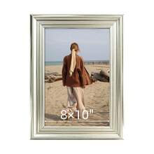 1 件/4 件现代简约银色拼贴相框，可展示 3.5x5 英寸、4x6 英寸、5x7 英寸、6x8 英寸、8x10 英寸照片，非常适合墙壁装饰、母亲节、父亲节、情人节、万圣节、圣诞节和其他节日（随机包含相纸） - 銀色 - 查看 16