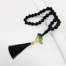 1 件圆形生命树设计阿拉伯 Tasbih Misbaha 伊斯兰祈祷珠，斋月开斋节的优雅配饰，日常穿着和派对，冥想和祈祷的传统精神珠宝 - 2 - 查看 8