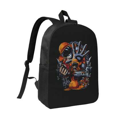 Monkey D Backpack School Student Bag Zipper Book Bag Anime Laptop Birthday Gift…