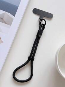 1pc Foldable Fabric Lanyard Strap, Elegant Women Phone Hanging Rope, Anti-Drop Phone Lanyard, Creative Phone Strap, Anti-Lost Phone Cord (Compact & Space-Saving)