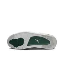Nike Jordan Air Jordan 4 "Oxidized Green" Versatile, Comfortable, Non-Slip, Mid-Top, Retro Basketball Shoes, Unisex, White & Green