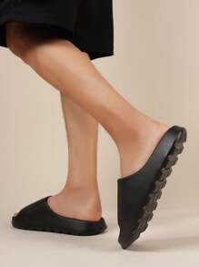 Damen Kokos Pantoffeln, dicke EVA rutschfeste und geruchshemmende Sohle, geeignet für Strand, Sommer Outdoor Tragen, Große Größen Stil Pantoffeln, dicke Sohle, geeignet für Strand, Sommer Outdoor Tragen, Große Größen