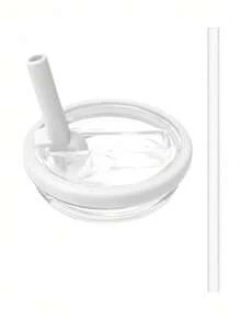 1个40盎司（约1.2升）保温杯翻盖吸管盖替换装，适用于杯子，可重复使用，防漏防溅，返校季必备 - 彩色 - 查看 11