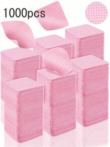 200 Stück fusselfreie Nageltücher, Nagellackentfernungspads für Wimpernverlängerung, weiche, nicht-gewebte Aceton-Nagellackentfernungspads, Nageltücher für Nagelvorbereitung und Gel-Nagellackentfernung, fusselfreie Nagel-Gel-Tücher, Wimpernverlängerungs-Tücher, wasserloses Nagelbedarf für Frauen und Mädchen für tägliche Maniküre-Reinigung und Nagelpflege