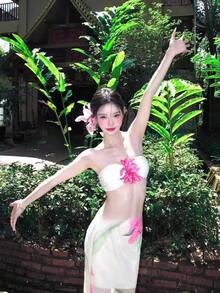 Women Bikini Sets - Pink - View 6