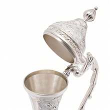 YUNRUX European Coffee Cup And Teapot Set, Tea Service Set, Tea Service Set For Tea Table Decoration Living Room, Dining Room, Company - Silver - View 5