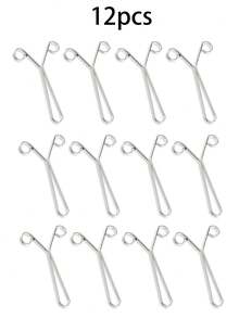 24pcs/12pcs/8pcs/4pcs Invisible Y-Shaped Waist Cincher Clips, Waist Clips No Sewing No Nails, Pants Waist Reducer, Sleeve Cuff Adjuster, Curtain Clips, Clothing Length Shortener Clips, Suitable For Daily Life, Clothes, Skirts, Headscarves, Various Scenarios (Note: This Product Is Only Suitable For Clamping Clothing With A Thickness Of 1.0 Cm. If The Thickness Exceeds This Value, The Operation Will Become Difficult)