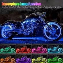 6 In 1 Motorcycle LED Neon Light Strip, Motorcycle Accessories, 16 Million Colors, APP And Remote Control, Hard Wiring, Multi-Function Display, Suitable For Most Models, Motorcycle LED Neon Light Kit - 6 In 1 Motorcycle LED Neon Light Strip - View 5