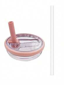 1个40盎司（约1.2升）保温杯翻盖吸管盖替换装，适用于杯子，可重复使用，防漏防溅，返校季必备 - 彩色 - 查看 13