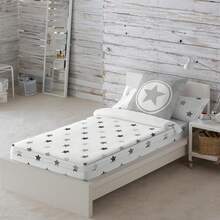 Naturals COOL KIDS - 羽絨被套 - ✅ 2-5 天送達 ✅ - 無需填充 - 100% 純棉 - 超柔軟 - 25 種款式可選 - Bed 90 - 西班牙製造 - 靛藍B - 查看 1