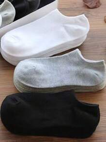 5 أزواج من جوارب ذات لون أحادي بسيط، جوارب قصيرة ناعمة وخفيفة الوزن، جوارب وجوارب طويلة للأولاد والبنات