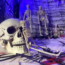 Halloween Skeleton Decoration, Movable Skeleton Prop For Haunted House, Holiday Scene Decor - Multicolor - View 2