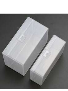 Hộp đựng bài tây trong suốt, hộp đựng bài tây bằng nhựa bền - trong suốt, hình chữ nhật với khóa cài chắc chắn dành cho bài poker và danh thiếp - chống thấm nước, hộp đựng đa năng để sắp xếp đồ đạc. - Nhiều màu - Xem 9