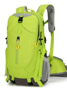 1 件户外徒步背包，大容量男女通用防水耐用旅行背包，轻便徒步旅行包，配有可调节肩带，适合户外运动、露营、旅行 - 彩色 - 查看 9