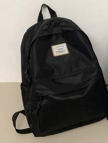 Balo kẻ caro nữ, cổ điển và thời trang - màu đen - Xem 3