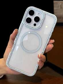 奢华闪亮水钻保险杠外壳适用于 15/15 Pro Max/15 Pro/15 Plus/11/12/13/14/16 Pro Max/XS/XR/11 Pro/11 Pro Max/12 Pro/12 Pro Max/13 Pro/13 Pro Max/7 Plus/14 Pro/14 Pro Max/14 Plus/16 Pro/16 Plus/7 Plus/8 Plus/8/SE2,时尚闪亮 3D 创意设计保护手机壳,防水防震防摔防刮 - 藍色 - 查看 6