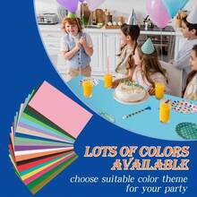 6 pachete de fețe de masă din plastic de unică folosință, fețe de masă dreptunghiulare și fețe de masă din plastic, albastru regal, pentru o petrecere