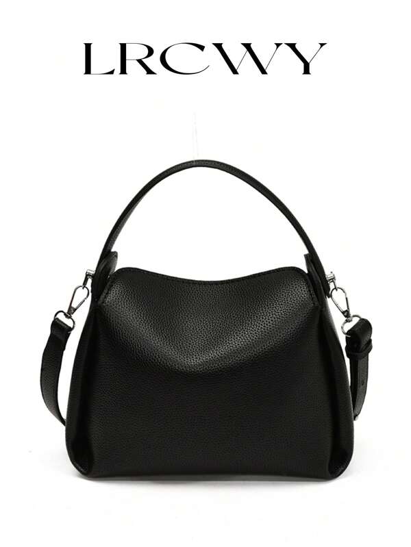 Women's Handbag, Fashion Minimalist Business Casual Tote Bag, Elegant Shoulder Bag, Black Bucket Bag