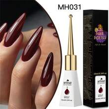 Mtssii 10ml Glass Bottle Cherry Red Nail Gel Polish Most Popular Autumn Winter Nail Supplies Varnish Semi Permanent Nail Art Manicure Soak Off LED UV Gel Nail Varnishes For Women GIfts - màu đỏ đậm - Xem 3