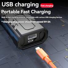 KENSUN 1PC Powerful Bicycle Light Night Riding Bike Headlight With Buckle USB Rechargeable Strong 2-In-1 Waterproof Cycling Flashlight - Black - View 3