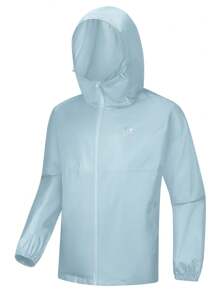 CAMEL CROWN Men's Waterproof Rain Jacket; Lightweight Windproof Hooded Raincoat, Suitable For Cycling, Hiking, Running, Golf