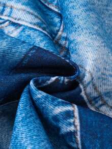 Toddler Boys' Casual Digital Positioning Print Cool Bear Pattern Thermal Lined Hoodie Sweatshirt And Allover Print Pants Set, Autumn/Winter