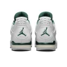 Nike Jordan Air Jordan 4 "Oxidized Green" Versatile, Comfortable, Non-Slip, Mid-Top, Retro Basketball Shoes, Unisex, White & Green