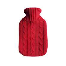 2L Knitted Hot Water Bottle Bag Warm Knitted Cover - Multicolor - View 16