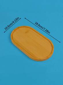 1 Stück DIY Mosaik Bambus Untersetzer, leere Basis Tablett, Getränkeuntersetzer, Pflanzenuntersetzer, Kunst Tablett (ohne Mosaikfliesen), kleines Pflanzentablett für Blumentopf, Bambus Blumentopf, Getränketablett, Harz Untersetzer Geschenk, Schreibtisch Blumentopfschutz