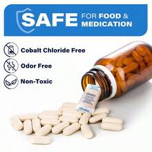 SLotFancy Silica Gel Packets 300 Packs 0.5 Gram Indicating Desiccant Dehumidifier Packets Moisture Absorber Bags For Spices Jewelry Shoes - 白色 - 查看 2