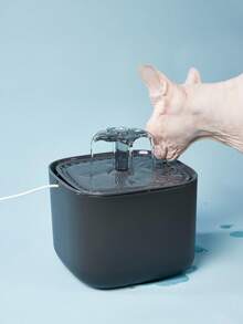 PETSIN Distribuitor automat de apă pentru animale de companie de 3L/101,5 OZ/0,8 galoane cu 2 bucăți de filtre de schimb, fântână de apă potabilă liniștită de mare capacitate pentru pisici și câini mici până la mijlocii - Multicolor - Vizualizare 6