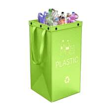 1pc/3pcs Foldable Trash Can, Reusable, Easy To Clean, Large Capacity, Durable Garbage Bin For Outdoor, Kitchen, Living Room Waste Sorting