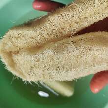 Esponja de lufa Natural, herramienta de limpieza multiusos para cocina, baño, depurador para limpieza diaria, depurador corporal, Spa, 1 Uds. KMJH