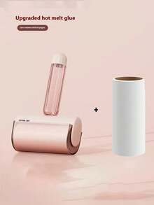 1 套可重复使用的除毛器，含替换纸，家居及宠物毛发清洁工具，滚筒刷适用于衣物、床上用品、沙发（高效去除毛发，滚筒可水洗） - 彩色 - 查看 13