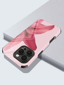 1 件可爱水彩图案防摔防滑防震柔软 TPU + PC 二合一材质手机壳适用于 Apple 16/16 Plus/16 Pro/16 Pro Max 防水防刮