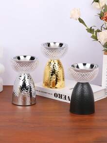 1 Pc/1 Set Simple And Elegant Transparent Glass Incense Burner/Incense Burner Stand, It Can Be Used As An Aromatherapy Diffuser, Aromatherapy Burner Is Used To Create An Elegant Atmosphere, It Can Also Be Used For Tea Room Decoration Can Be Used As An Ornament, It Is Suitable For Home Decoration, House Decoration
