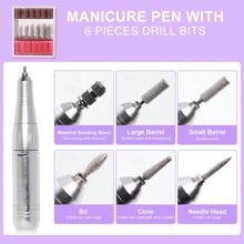45000RPM Portable Nail Drill Machine, Professional Rechargeable Electric Efile Nail Drill For Acrylic Nails, Manicure/Pedicure, Polishing, Cuticle - Salon Or Home Use, Nail Drill Kits,Perfect New Year Valentine's DayGift For Ladies
