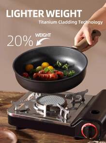 Cookware Set Titanium Non-Stick Pan, Flat Non-Stick Pan, All-In-One For Frying, Boiling And Stir-Frying, Non-Stick Pan For Stir-Frying, Induction Cooker, Universal