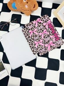 1pc Leopard Bow Customized Tablet Case, Suitable For IPad 10th/11th/10.2/10.5/Air4/Air5/10.9/Pro11/Air 11-In.(M2)-2024/Pro 11-In.(M4)-2024/IPad Air 11-Inch (M3) 2025/IPad (A16) 11 Inch 11th Generation 2025 Mini6/Mini7/Air1/Air2/9.7/Tab A8 10.5 Inch 2022, Minimalist/Elegant/Creative/Personalized Design, Magnetic Sleep/Wake, Stylus Holder (Stylus Not Included) - Multicolor - View 8