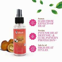 100ml Moisturizing Heat Protectant Spray For All Hair Types - Quick Drying, Straighting & Curly Hair Solution With Glycerin - Professional, Unisex, And Gentle For Daily Use - 100ml - View 5