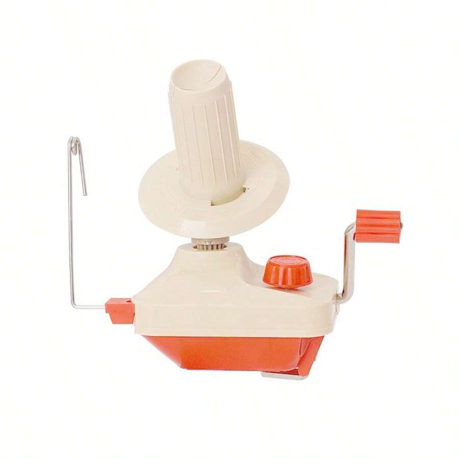 1 pezzo Avvolgitore di filato, strumento per l'avvolgimento del filato, avvolgitore manuale domestico per palle di filato di lana, utensile per lavori a maglia artigianali - Rosso - Visualizzare 1