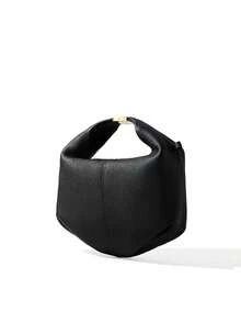 新款女士云褶午餐包，大容量，多功能便当盒包，小众设计，斜挎包，通勤手提包，时尚单肩包，托特包