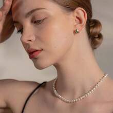 Cross Necklace For Women, Dainty 18K Gold Plated/Sterling Silver Small Cross Pendant Necklace Simple Gold Cross Necklaces For Women  Faith Jewelry Gift2025 - 銀色-14吋-6毫米 - 查看 8
