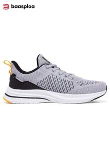 baasploa Baasploa Men's Running Shoes Mesh Non-Slip Classic Sports Shoes Outdoor Leisure Lightweight Running Men's Casual Sports Shoes Sneakers Easy Wear Breathable Shoes Height Shoes Non Slip Shoes Men