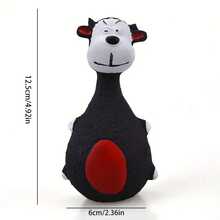 耐用乳胶发声狗狗磨牙玩具 - 适合幼犬和成犬，趣味动物造型（恐龙、狮子、老虎），中小型犬自娱自乐宠物用品，互动玩具 | 色彩鲜艳的宠物玩具 | 耐用磨牙玩具，狗狗玩具，无需电池 - 彩色 - 查看 18