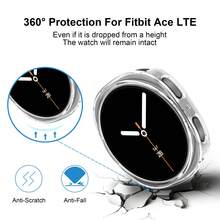 1pc New Hollow PC Hard Watch Case, Compatible With Samsung Galaxy Watch 8 40mm/44mm/8 Classic 46mm For Men & Women, Matte Protective Cover, Hollow Sweat-Proof, Smart Watch Accessory - Clear - View 7