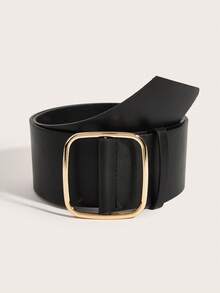 1条复古美式风格女士PU皮腰带，做旧金属扣红色皮革工艺，适合休闲、牛仔裤、卡其裤等日常穿着，时尚百搭，户外活动、聚会、派对、圣诞节、情人节、返校季、万圣节、音乐节、秋冬季配饰、四季皆宜的穿搭，适合女性、青少年、母亲、日常通勤、度假、毕业礼物、生日等场合。 - 方扣紅色 - 查看 3